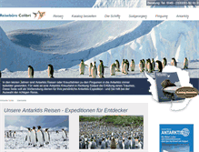 Tablet Screenshot of antarktis-expeditionen.de
